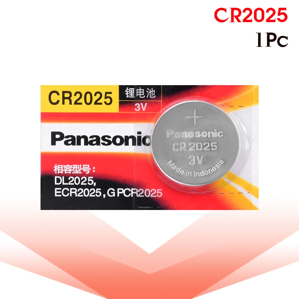 PANASONIC 1 шт. cr2025 ECR2025 BR2025 DL2025 KCR2025 LM2025 3 в Литиевые Батарейки для часов, игрушечных автомобилей