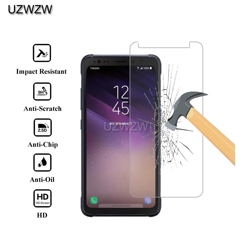 

2pcs Premium Tempered Glass For Samsung Galaxy S8 Active G892A Protective Glass Screen Protector For Samsung S8 Active Glass