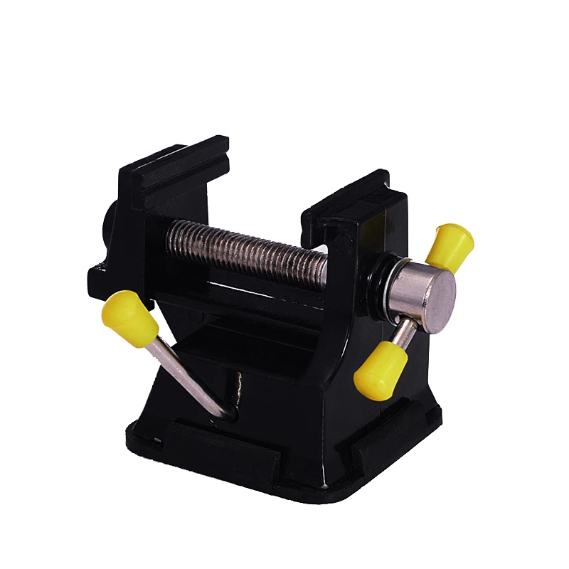 

Mini Bench Vise Carving Tool Black Vise Tool Rubber Suction Base Fixture Clamp Repairing Adjustable Tool