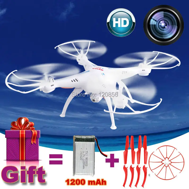 Buy Cheap 2.4G 32CM Syma X5SC RC Drone Quadcopter with 2MP HD camera helicopter Remote control model Gift 1200 mAh upgrade Battery VS X5HW