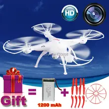 2.4g 32 cm syma x5sc drone rc quadcopter con cámara de 2mp hd Regalo modelo de helicóptero de control Remoto 1200 mAh actualiza Batería VS X5HW