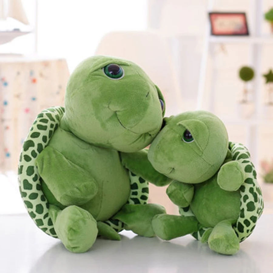Große Augen Schildkröte Plüschtier Große Puppe Geschenk Schildkröte
