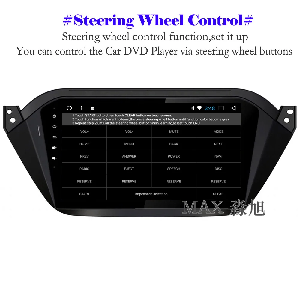 Sale MAX Eight Core Android 8.1 Car DVD Player For JAC S2/JAC Refine S2 Car Radio RDS 8 Cores GPS Free Maps WiFi Bluetooth Call/Music 5