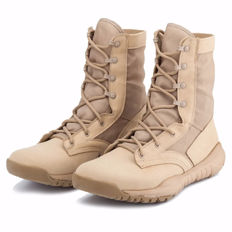163 Suede Bottes Hommes Armée Imperméables Force De Spéciale Tactique Militaire En Désert Combat sand Plein black Automne Chaussures Cheville Air Hh Noir qw41XI