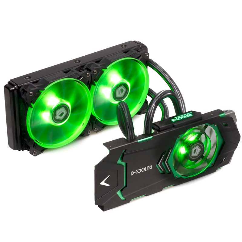 ^*Best Offers ID-Cooling ICEKIMO 240VGA-G integrated graphics water-cooled radiator graphics cooler support RTX 20XX RX5700 graphics