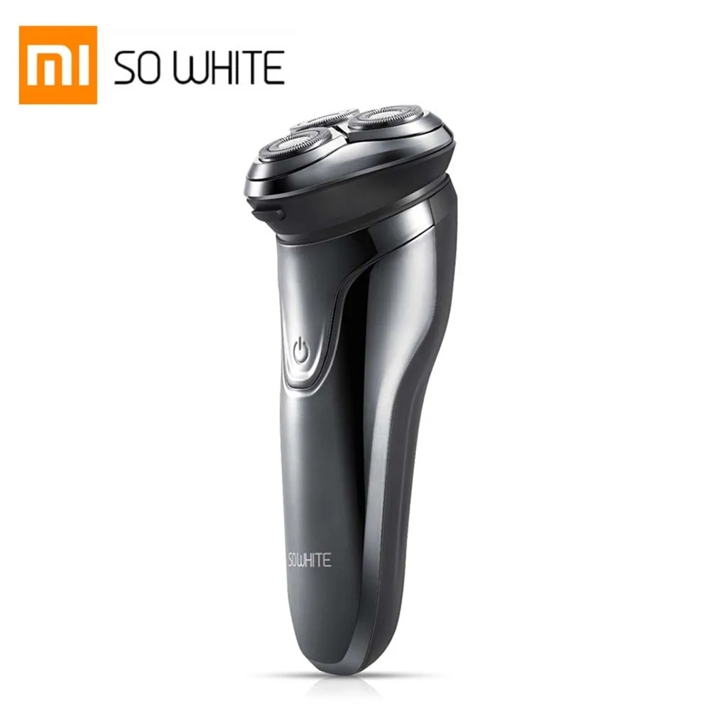 

XIAOMI SO WHITE Wireless 3D Smart Floating USB Charging Electric Razor Shaver IPX7 Waterproof Blocking Protection For Men