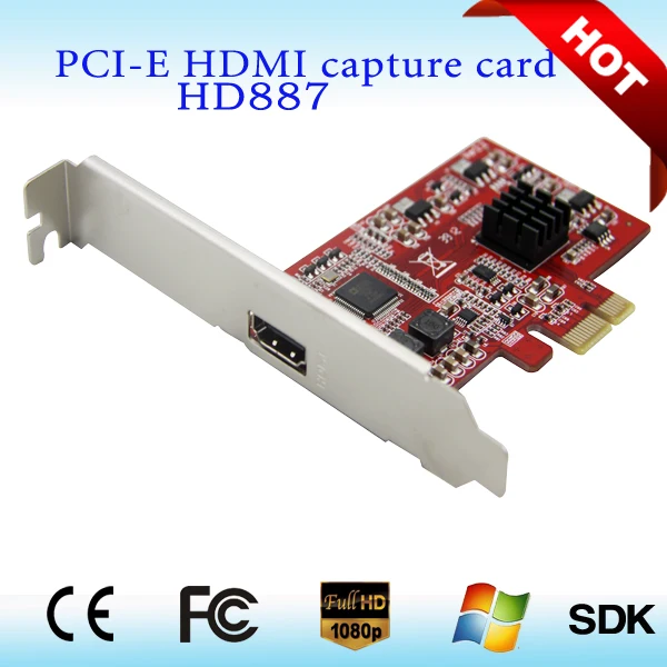 Cheap Selling 1080p 30fps One Channel PCIE Full HD Video Audio Capture Card  HDMI Media PCI Card - AliExpress