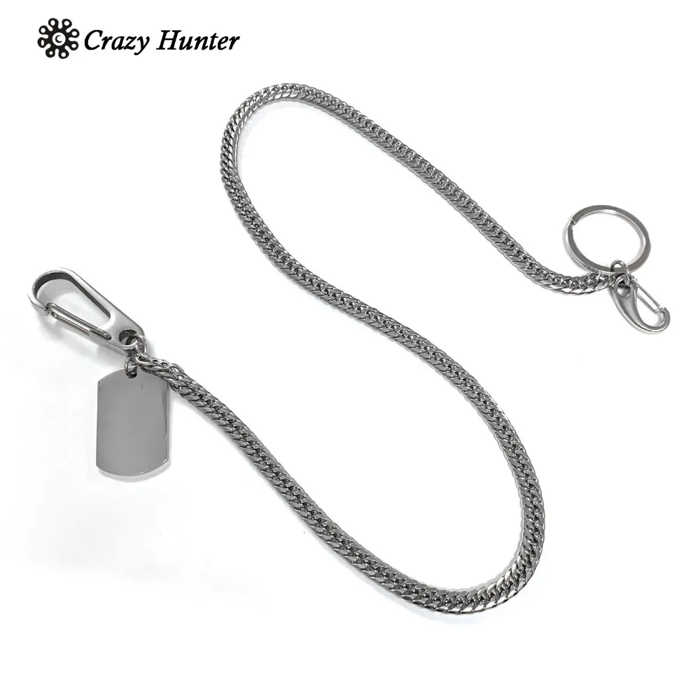 316L Stainless Steel Biker Wallet Chain Punk Rock Long KeyChain Trouser | Украшения и аксессуары