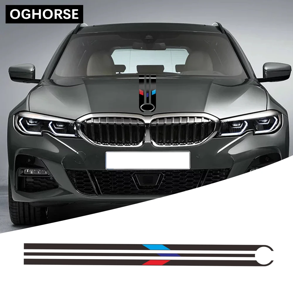 Для BMW F20 F22 F30 F32 F10 G30 G20 E60 E46 E90 Z4 X3 X4 X5 X6 автомобильный капот гоночная полоска