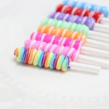 8 шт. миниатюрный еда десерт Сахар мини леденцы для кукольного дома 1/12 кухонная мебель игрушки аксессуары