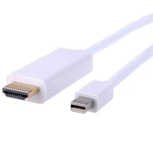 1,8 м 6 футов Thunderbolt display port Mini display port MINI DP к HDMI Мужской адаптер конвертер кабель для Apple Mac для Air Pro