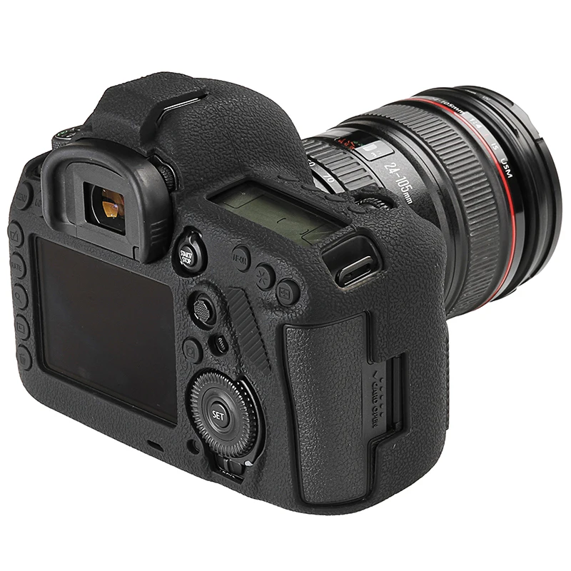 Soft Silicone Rubber Camera Protective Body Case Skin For Canon 5D4 5D Mark IV DSLR Camera Bag protector cover Drone Bags