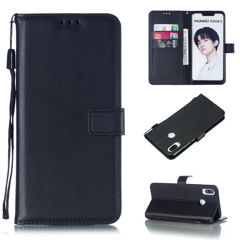 Flip Case For Huawei P Smart Plus 6.3 inch Case For Huawei Nova 3i Cover Wallet Leather Case Fundas For P Smart Plus Nova 3i  (6)