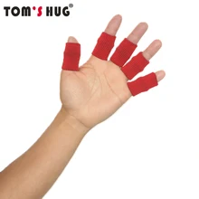 Tom's Hug Brand Elastic Finger Protect Guard 4 Colors / 10 Pcs Basketball Soccer Volleyball Finger Sports Protection Tools