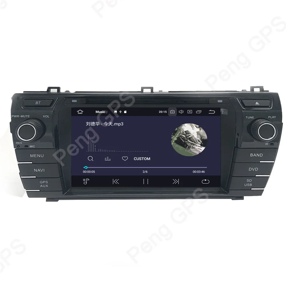 Best 4G+32G Octa Core 2 Din Stereo Android 9.0 Car Radio for Toyota corolla 2013-2016 GPS Navigation CD DVD Player Bluetooth 9