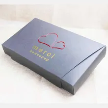 

DIY blank black/kraft gift soap box .3pcs adult underwear package box .Wedding candy decoration display paper box 10pc2213*3.5cm