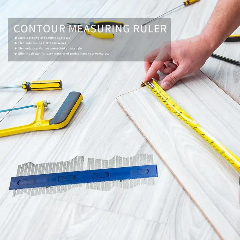 2pcs 200*50mm Profile Contour Gauge Deep Decorating Template Tiling