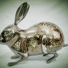 От производителя натуральная бронза Пакистан 12 кролик животных Стиль kv23