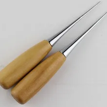 Ручная работа из воловьей кожи, необходимое качество, ручная работа, кожа, шило, деревянная ручка, одна тысяча ременных игл через