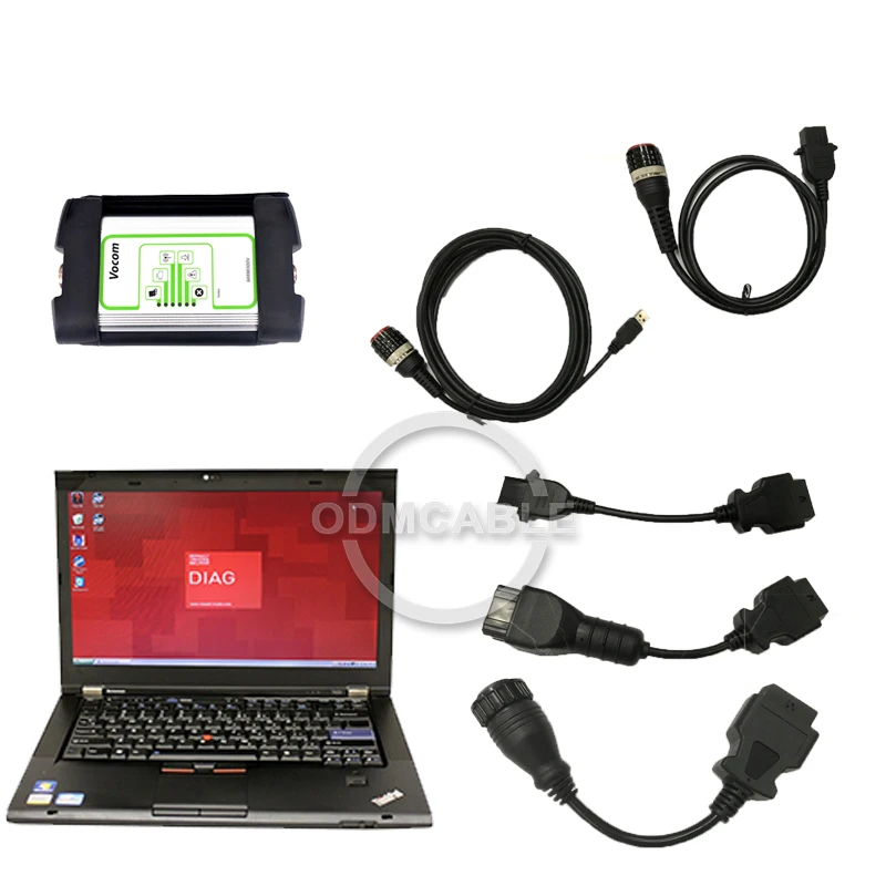 

88890300 Vocom Interface for Renault auto diagnostic scanner Multi-languages Truck Diagnose Square Interface truck diagnosis sca