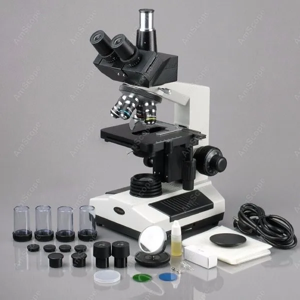 Da Câmera Microscópio Composto Biológico + 3MP T390A-3M Clínica Veterinária
