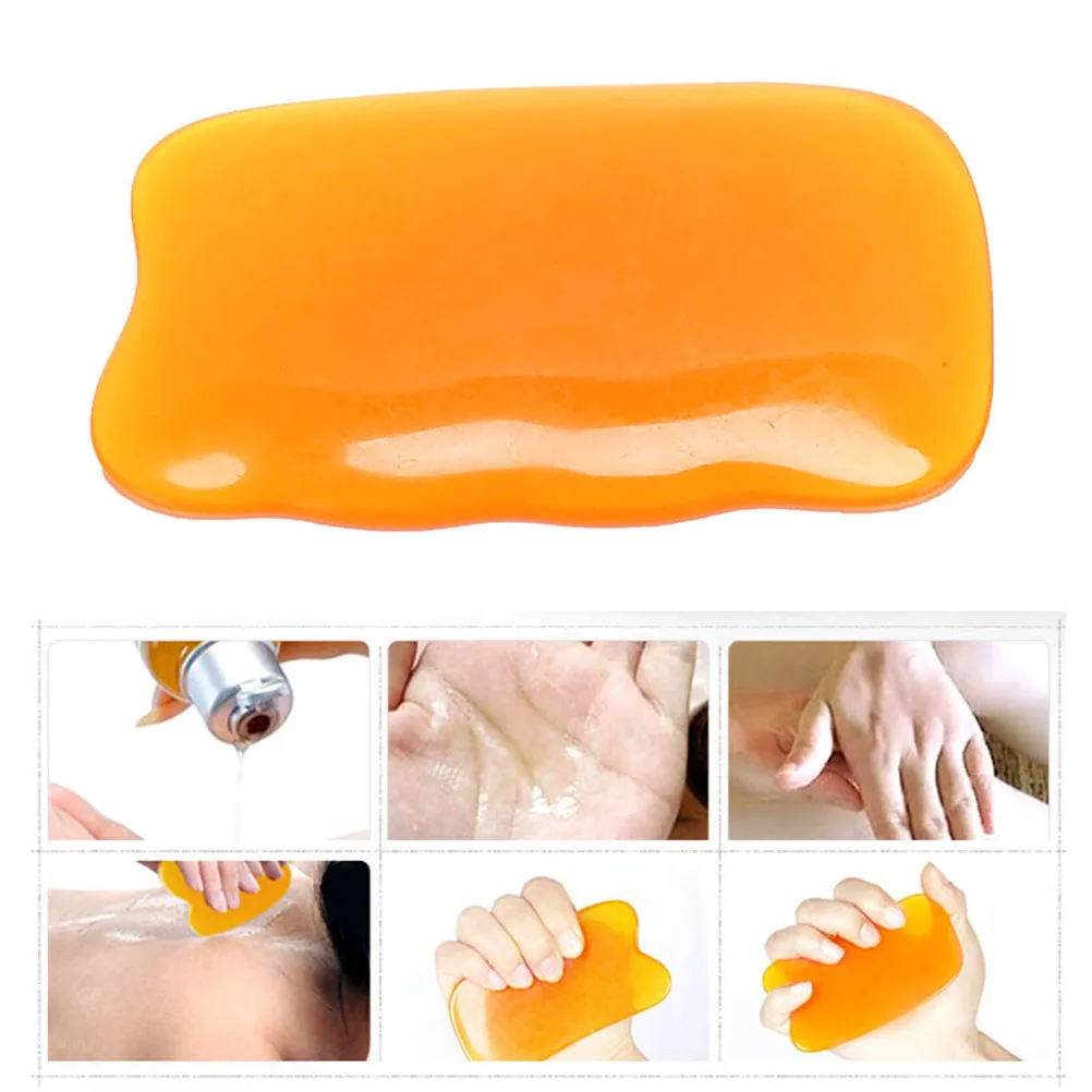 Уход за телом Gua Sha массаж скребком гуаша Массажная подушка для шеи и спины