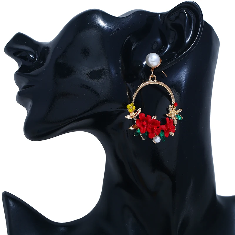 Flower Drop Earrings (9)