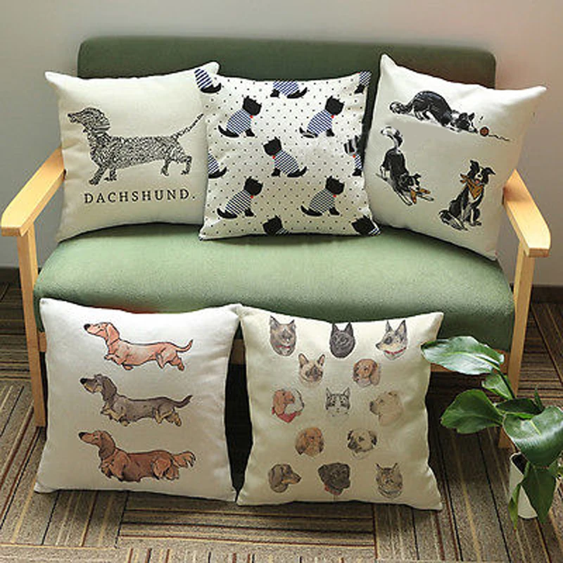 Dachshund Pillow Cover Cute Dog Cushion Covers Vintage Dog Cat Impressive How To Clean Pillow Covers Dachshund Pillow Cover Cute Dog Cushion Covers Vintage Dog Cat Impressive How To Clean Pillow Covers