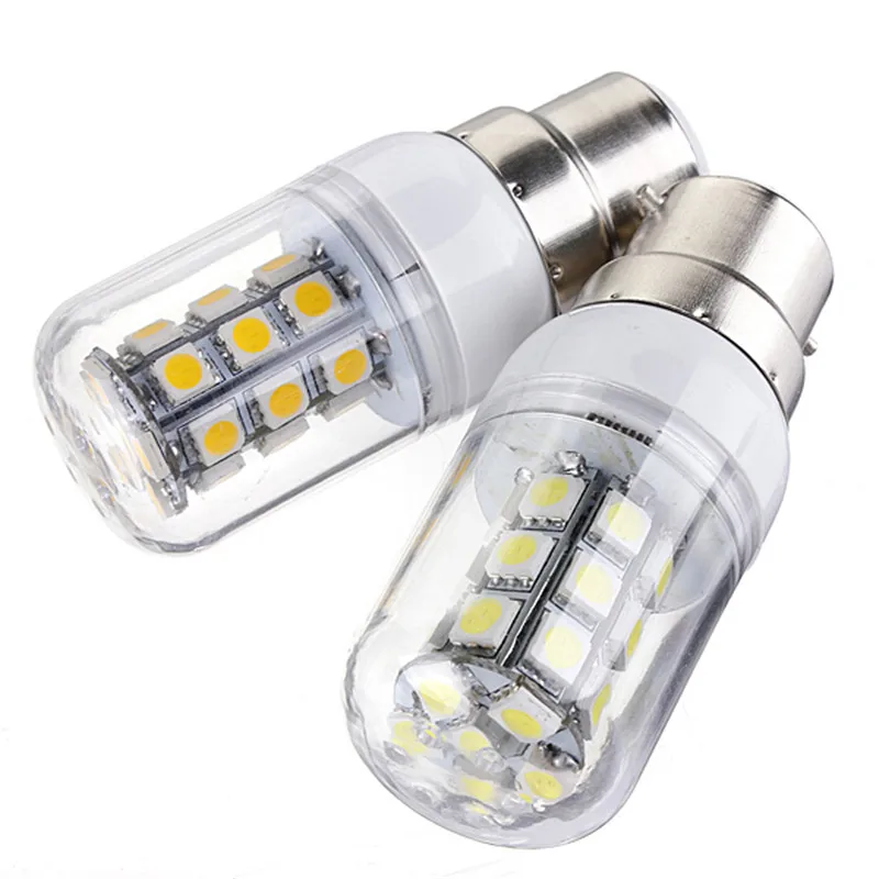 

LEDs Energy Saving Corn Light Spotlight Bulb Lamp For Home Lighting Pure/Warm White 12V 3W LED Light Bulb B22 SMD5050 27