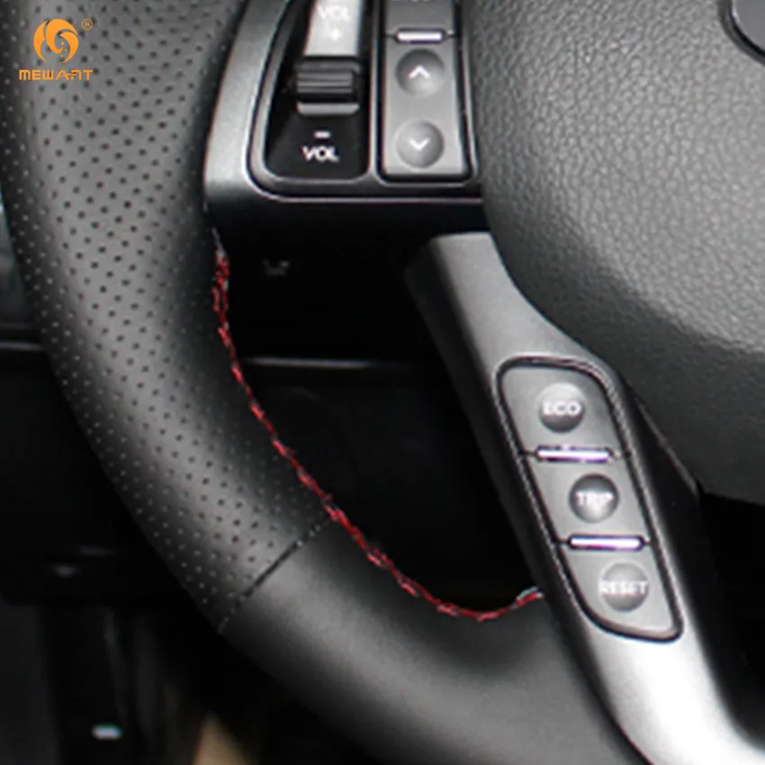MEWANT черный чехол рулевого колеса автомобиля из искусственной кожи для Kia K5 2011 2012