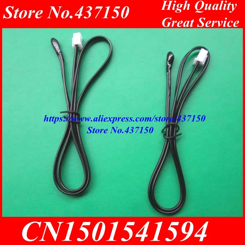 

NTC thermistor high precision Air conditioning temperature sensor 10K 3950 1% black line 500mm with XH2.54 2P connector terminal