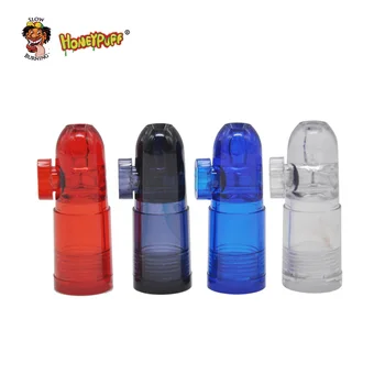 

24 X Acrylic Plastic Snuff Dispenser Snorter Bullet Rocket Shape Nasal Sniff.Color Random