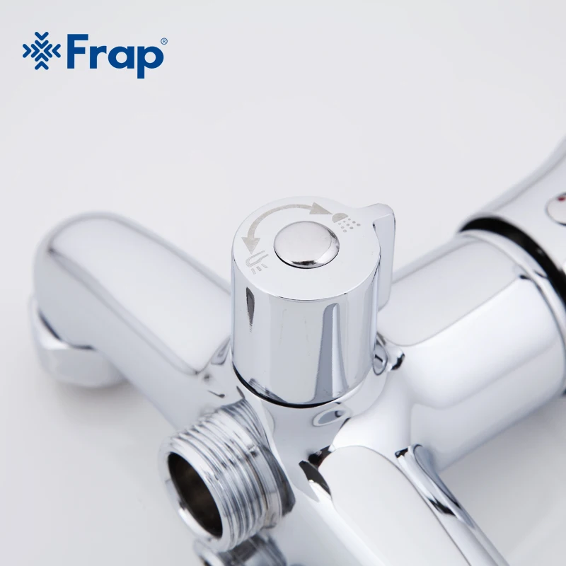 Frap Bathroom Faucet Cold and Hot Water Mixer Chrome Plus mini Bathroom Shower Tap set Brass Vessel Water Tap Mixer F2236+F1036