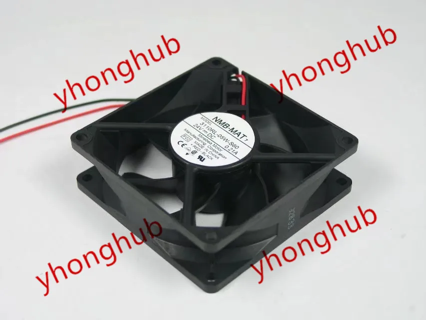 NMB MAT 3110RL 05W S60 F02 DC 24V 0.21A 80x80x25 мм вентилятор охлаждения сервера|square fan|server fandc 24v fan |