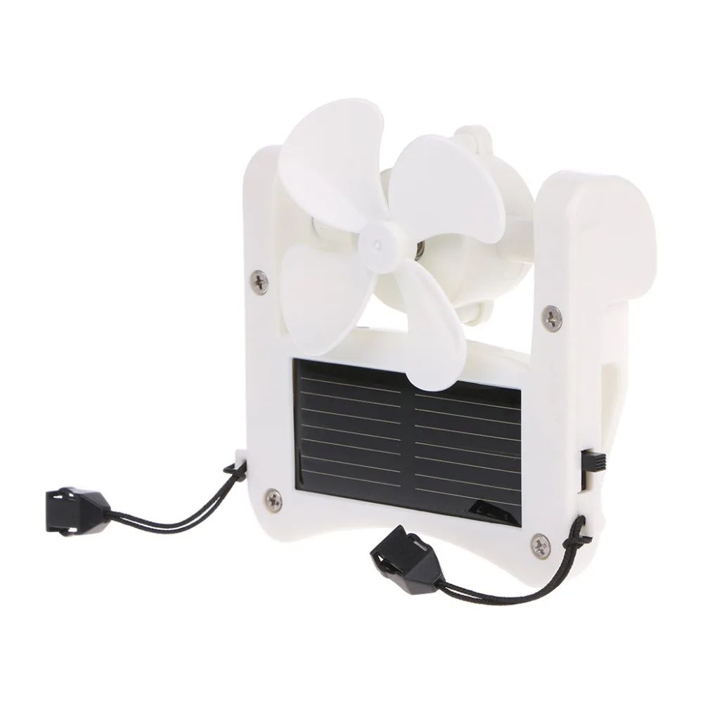 

Mini Solar Power/USB Portable Cap Hat Clip On Fan Hanging Desktop Camping Cooler