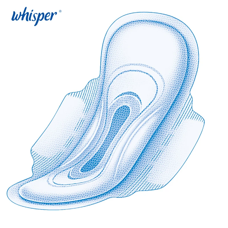 Женские менструальные прокладки Whisper ультратонкие Мягкие сетчатые