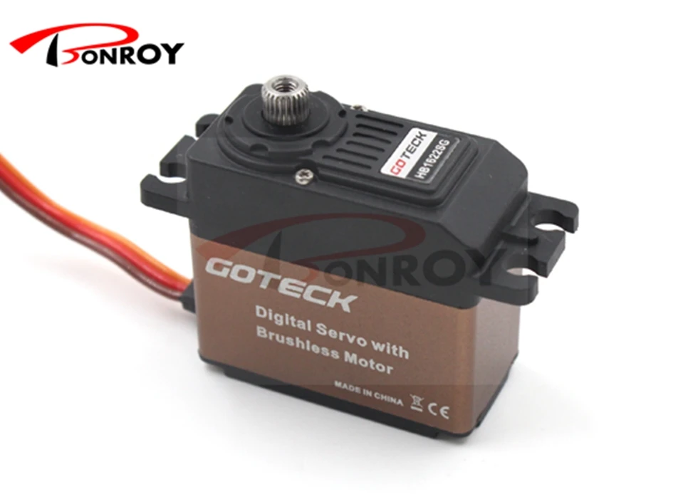 

Goteck high torque digital standard dc servo motor HB1622SG with 18/22kg-cm for Car model/ fixed-wing aircraft/ helicopter/Robot