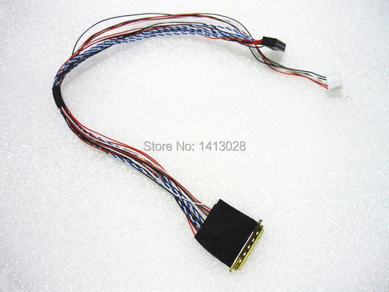 I PEX 20453 20455 40pin 1ch 6 бит LVDS кабель для 7/8/10.1/11.6/12.5/13.3/14/15.6 &quotЖК дисплей/светодиодный