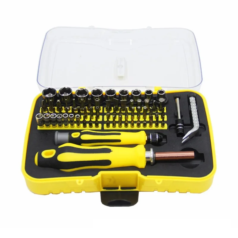 

70pcs In 1 Precision Screwdriver Set 2x Handle Sleeve Phone Watch Maintenance Repair Tools Multi-function Screwdriver Set Bit