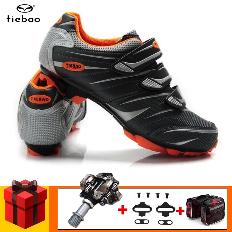 

Tiebao MTB Cycling Shoes men sneakers women 2019 add SPD pedal set Bicycle Non-Slip Bike Racingsport Shoes Sapatos de ciclismo