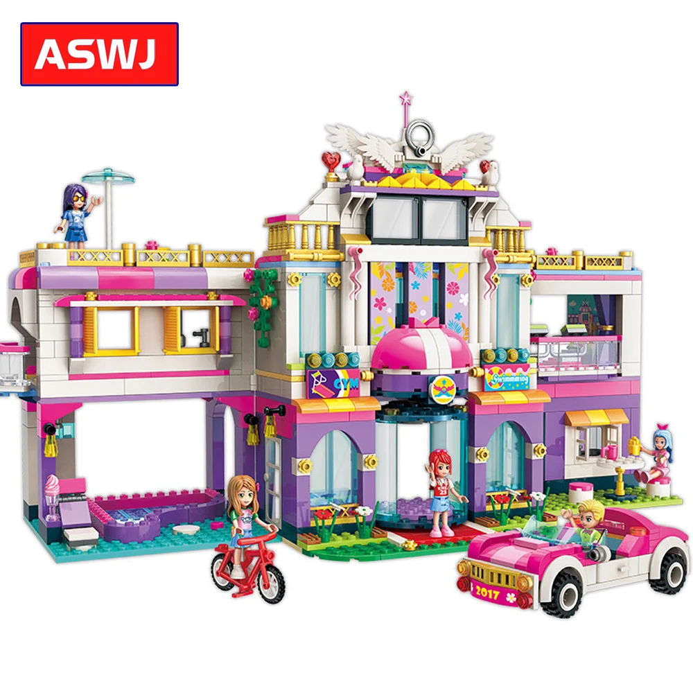 

Girls City Friends Princess Dream House Villa Colorful Holiday Building Blocks Compatible Legoes Sets Toy Bricks for Kids Gifts