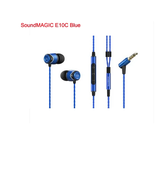 SoundMAGIC e10c Шум Изоляция Наушники-вкладыши с микрофоном объем Управление и пульт дистанционного управления для всех смартфонов