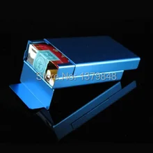 10 шт./лот алюминиевый сплав сигареты чехол может поставить 20 сигарет алюминиевый сплав сигареты коробки