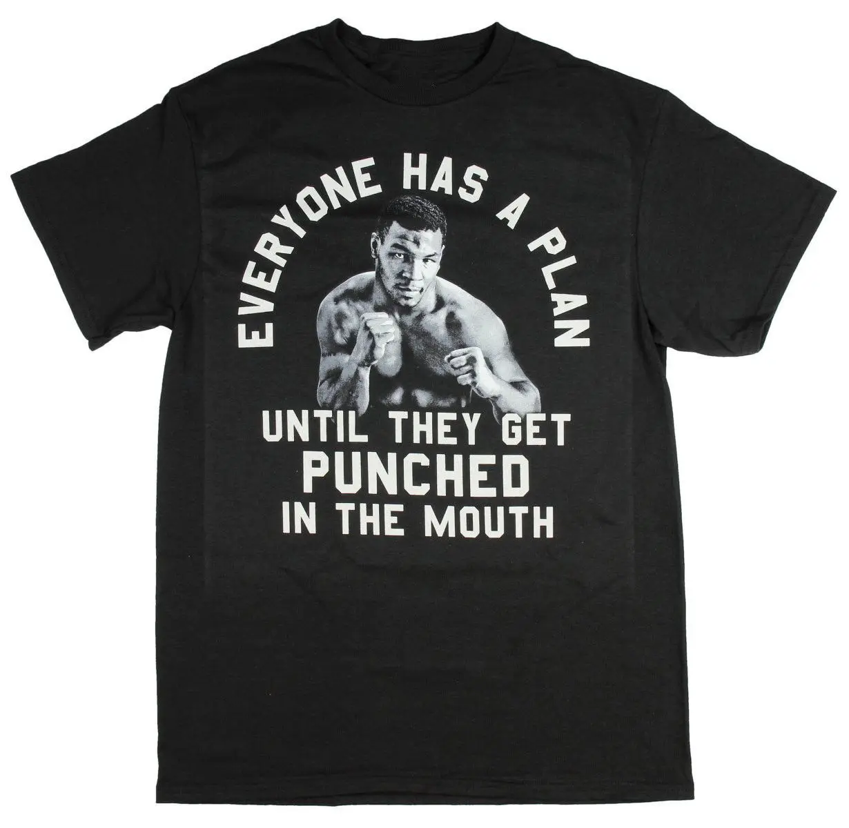 Tyson Everyone Has A Plan Punched In The Mouth Black Graphic Men S T Shirt Buy At The Price Of 10 08 In Aliexpress Com Imall Com