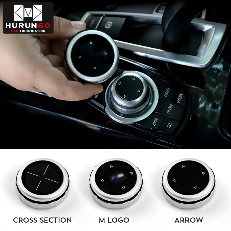 

For BMW X1 X3 X5 X6 F30 E90 F32 F10 F20 F01 F34 GT Z4 F15 F16 F25 E70 E71 iDrive Car Multimedia Buttons Cover Stickers Accessory