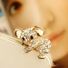 Marsnaska Kawaii Koala 3,5 мм разъем для наушников пылезащитный Разъем для наушников гарнитура для мобильного телефона пылезащитный для планшетных ПК