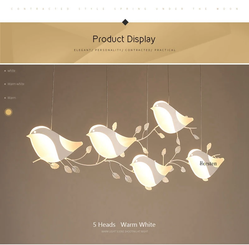 Nordic Creative Bird Pedant Lamp (9)