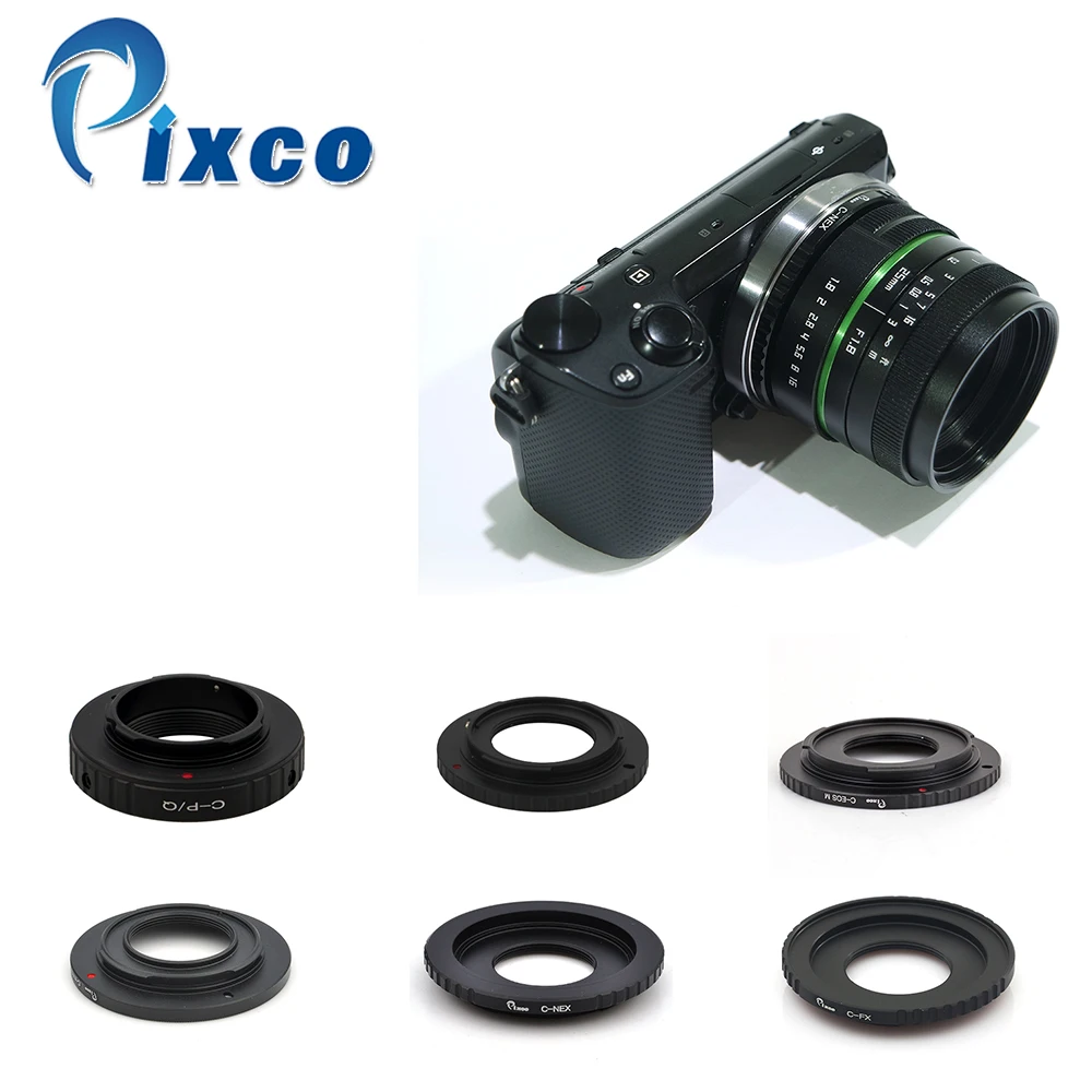 Pixco 25mm f/1.8 APS-C Television TV Lenses +C Mount Lens adapter for Nikon 1 Micro 4/3 for Pentax Q Nex for Canon eos M camera Pixco 25mm f/1.8 APS-C Television TV Lenses +C Mount Lens adapter for Nikon 1 Micro 4/3 for Pentax Q Nex for Canon eos M camera