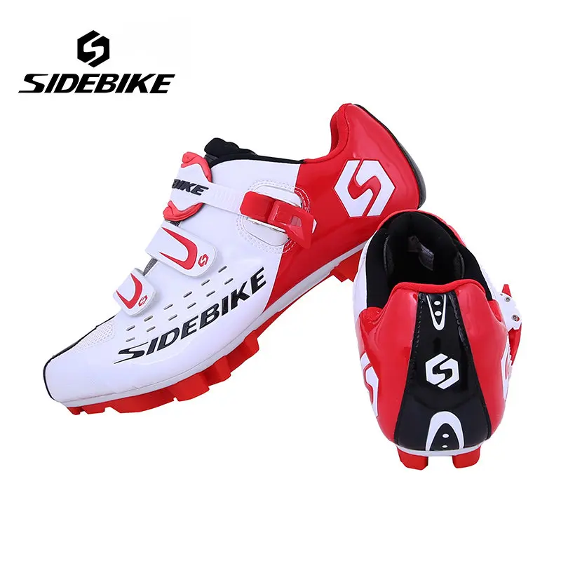 Sidebike дышащая профессиональная самофиксирующаяся велосипедная обувь, велосипедная обувь, нескользящая гоночная спортивная обувь для горного велосипеда, Sapatos de ciclismo - Цвет: white