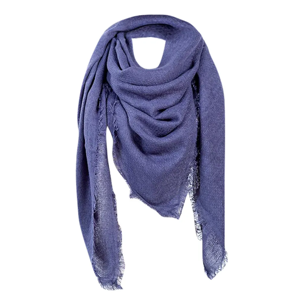 

Women pashmina scarf Long Warm cashmere Soft Warp Scarves Vintage Fringe Square Long Wrap Shawl Scarf Scarves Stole Cape L2